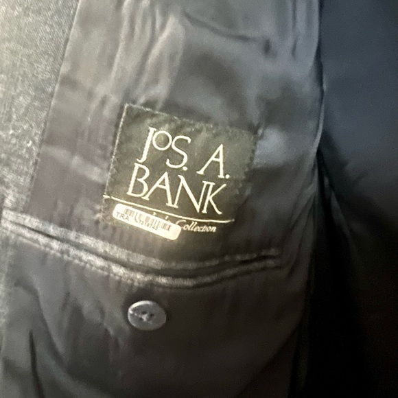 Jos A Bank Men’s 43L Blue Glen Plaid Blazer - Picture 2 of 7